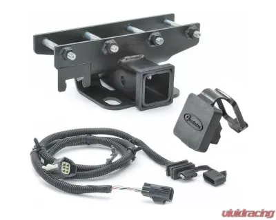 Quadratec Premium 2" Hitch with Wiring Kit & Quadratec Logo Plug Jeep Wrangler 2007-2018 - 12015 1020